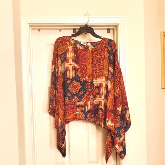 Print multi colored Tunic blouse - Picture 1 of 2
